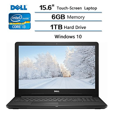 2018 Dell Flagship Dell Inspiron 15.6" Touchscreen Laptop (1366 X 768), Intel Core I3 7100U, 6Gb