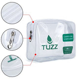 Tsa Approved Clear Travel Toiletry Bag Quart Bags With Zipper For Men Women | Airline 3-1-1 Carry