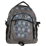 CALPAK North Shore Olive Plaid 18-inch Deluxe Backpack With Laptop Compartment