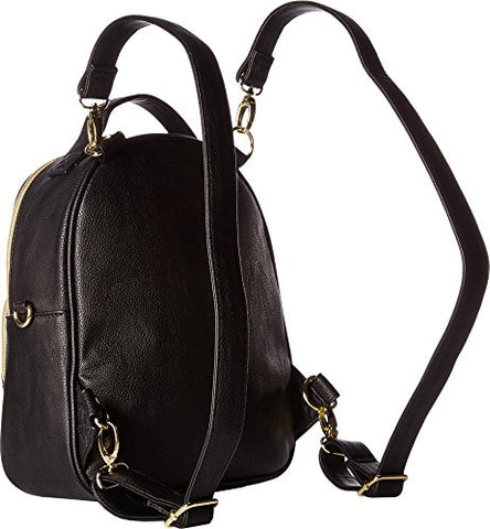 Betsey Johnson Women's Convertible Backpack Black One Size