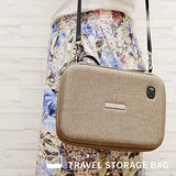 NaSaDen Hardshell Travel Storage Case Nintendo Switch Storage Case Hard Portable Travel Carry Case Shell Pouch for Hard Storage Case, Nintendo Switch Case Game Console & Accessories [Coffee Brown]