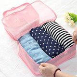 Hakazhi Inc 6PCS/Set Travel Cases Clothes Tidy Storage Bag Box Luggage Suitcase Pouch Zip Bra