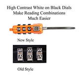 Tsa Approved Cable Luggage Locks, Re-Settable Combination With Alloy Body …