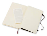 Moleskine Classic Notebook, Soft Cover, Large (5" x 8.25") Ruled/Lined, Black