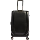 Perry Ellis Bauer 29" Hardside Checked Spinner Luggage, Navy
