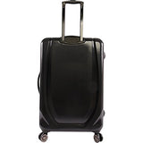 Perry Ellis Bauer 29" Hardside Checked Spinner Luggage, Navy