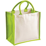 Westford Mill Printers Midi Jute Shopping Bag - 5 Colours Available - Black