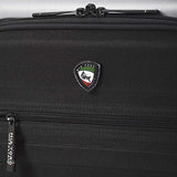 Mia Toro Mio Calcare Italy Hardside Spinner 14 Inch Companion Bag, Charcoal