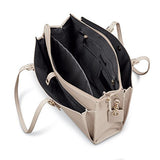 Samsonite Ladies Leather N/S Tote Light Grey