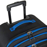 Columbia 21" Expandable Carry On Spinner Luggage Black, Blue