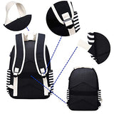 Canvas Travel Laptop Backpacks Womens College Backpack School Bag 15 inch USB Daypack Outdoor