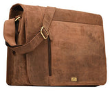 Dh Valley Genuine Buffalo Leather Messenger Bag In Vintage Style Shoulder Travel Bag Laptop Bag