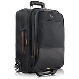 Solo Urban 15.6 Inch Rolling Overnighter Case With 15.6" Laptop Pocket, Black