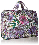 Vera Bradley Iconic Hanging Travel Organizer, Signature Cotton, Lavender Meadow