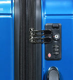 Dejuno Venture New Generation 3-Piece Hardside Spinner TSA Lock, Blue, One Size
