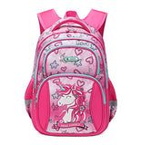 Kids Unicorn Backpack for Girls Elementary Kindergarten Preschool School Bag 16″ Multifunctional Cute Large Capacity