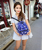 Eaglebeky Lightweight Canvas School Bag Girls Mini Casual Daypack Backpack (Style 17)