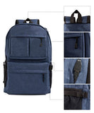 Laptop Backpack, Clothink College School Backpack with USB Charging Port, Lightweight Casual Travel