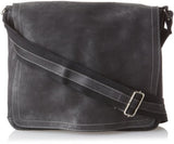 David King & Co. North South Laptop Messenger, Black, One Size