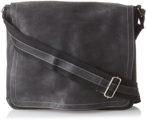 David King & Co. North South Laptop Messenger, Black, One Size