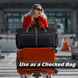 Gonex 100L Packable Travel Duffle Bag, Extra Large Luggage Duffel (Black)