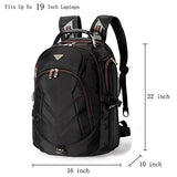 Laptop Backpack, 19 Inch Freebiz Travel Bag Knapsack Rucksack Backpacks Hiking Bags Students School