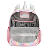 mibasies Kids Unicorn Backpack for Girls Rainbow School Bag (Rainbow Glitter)