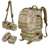 Aw Cp Camouflage Camping Bag 23X19X5.5" Oxford Nylon Backpack Travel Hike Camp Climb Military