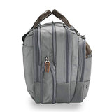 Briggs & Riley Small Expandable Brief Briefcase Grey One Size
