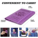 Passport Holder Cover wallet Case-Leather RFID Blocking Travel Document Organizer with Bonus Pen