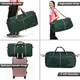 Gonex 150L Travel Duffel Bag Foldable Extra Large Duffle Bag XL Heavy Duty for Men Women for Luggage Shopping Blackish Green