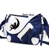 Siawasey Sailor Moon Anime Luna Cosplay Backpack Messenger Bag Shoulder Bag
