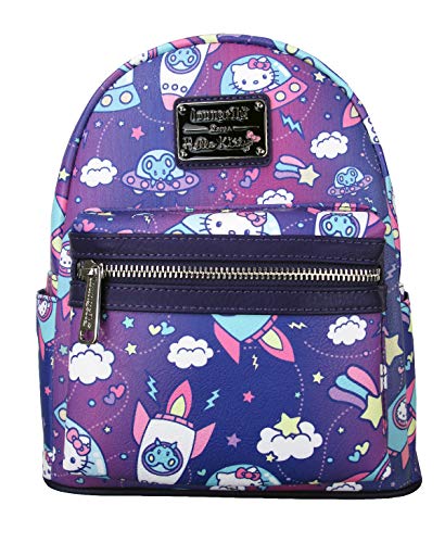 Loungefly Hello Kitty Spaceships Print Mini Backpack Standard