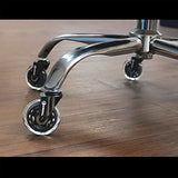 Office Chair Caster Wheels,Airkoul 5Pcs 3 Inches PU Replacements Wheels Universal Fit Safe for