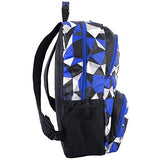 Fuel Valor Everyday Backpack with Interior Tech Sleeve, Blue/White Geo