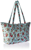 Vera Bradley Iconic Miller Travel Bag, Signature Cotton, Water Bouquet