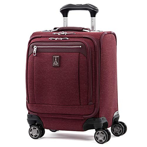 Travelpro Luggage Platinum Elite 16" Carry-On Spinner Tote With Usb Port, Bordeaux