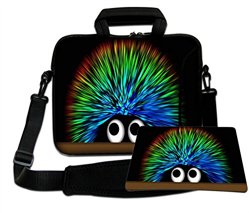 LUXBURG 14" Inches Luxury Design Laptop Notebook Sleeve Soft Case Bag With Handle and Shoulder