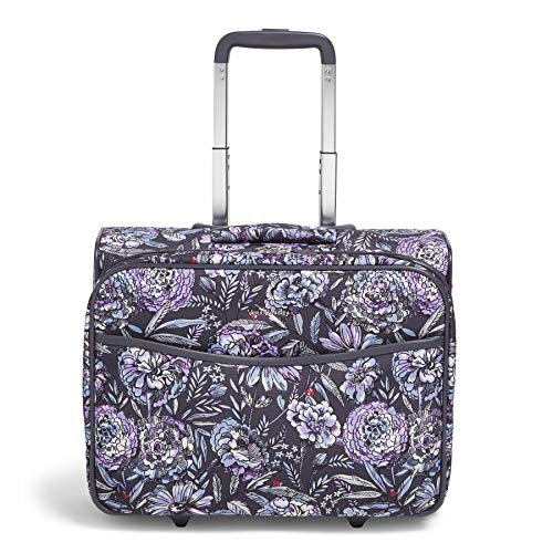 Vera Bradley Iconic Small Spinner, Lavender Bouquet, Bouque