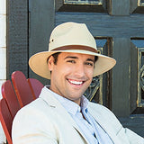 Wallaroo Hat Company Men's Avery Hat - UPF 50+ Sun Protection, Natural Medium/Large
