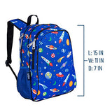 Wildkin 15 Inch Kids Backpack for Boys & Girls, 600-Denier Polyester Backpack for Kids, Features Padded Back & Adjustable Strap, Perfect for School & Travel Backpacks, BPA-free (Out of this World)