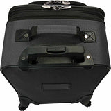 U.S. Traveler Charleville 20" Carry On Expandable Spinner Luggage In Black