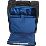 It Luggage 17.1" Stitched Squares 2 Wheel Lightweight Underseat Tote, Orange