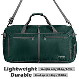 Gonex 150L Travel Duffel Bag Foldable Extra Large Duffle Bag XL Heavy Duty for Men Women for Luggage Shopping Blackish Green