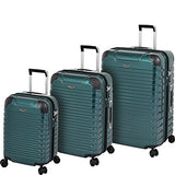 London Fog Dover Hardside 3-Pc Nest (Teal)