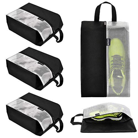 Lermende Travel Shoe Bags Waterproof Nylon Organizer Storage Tote Pouch 5pcs