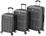 London Fog Kingsbury 21" Expandable Hardside Spinner Carry-On, Titanium