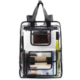 Estarer Clear Backpack Travel Beach Work Security Students Bag Transparent Schoolbag Satchel School