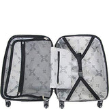 Aimee Kestenberg Diamond Anaconda Women's 20" Lightweight Hardside 4-Wheel Spinner Carry-On