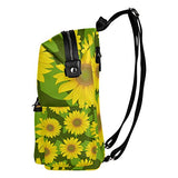 Colourlife Vibrant Sunflowers Stylish Casual Shoulder Backpacks Laptop School Bags Travel